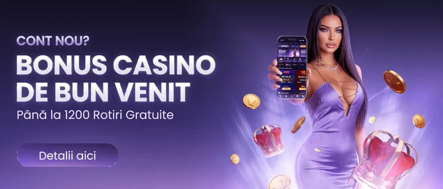 Bonus de bun venit Vipbet Casino cu rotiri gratuite