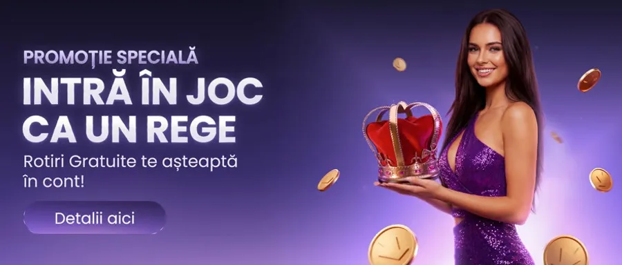 Promoție Intră în joc ca un rege cu rotiri gratuite